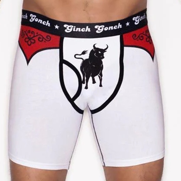 GINCH Gonch El Matador Graphic Statement Underwear Long Leg Boxer Brief NIP - Picture 2 of 7
